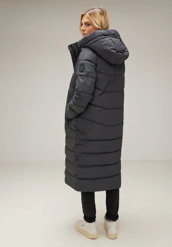 Teflon Winter-Steppmantel - Black