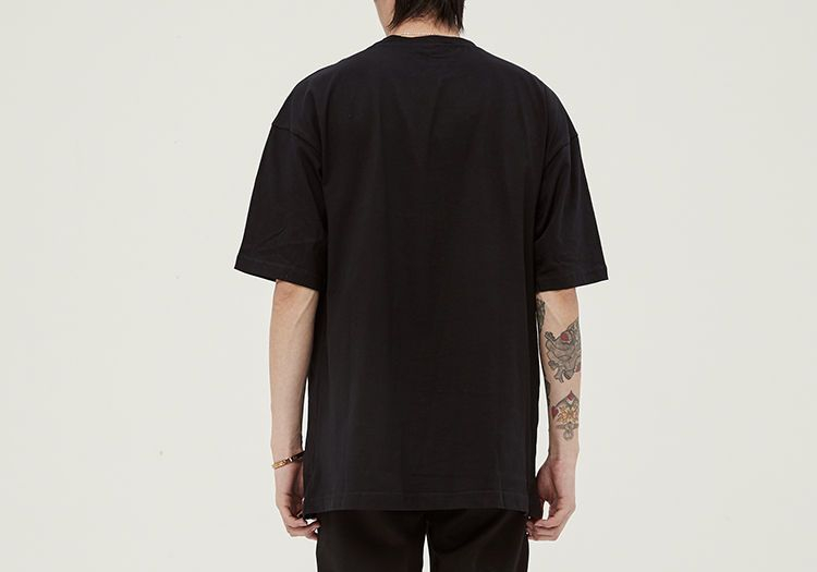 DragonRoad - Effen T-shirt met elleboogmouwen