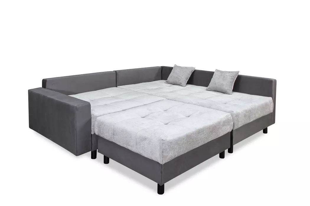 Ecksofa mit Hocker Antonia