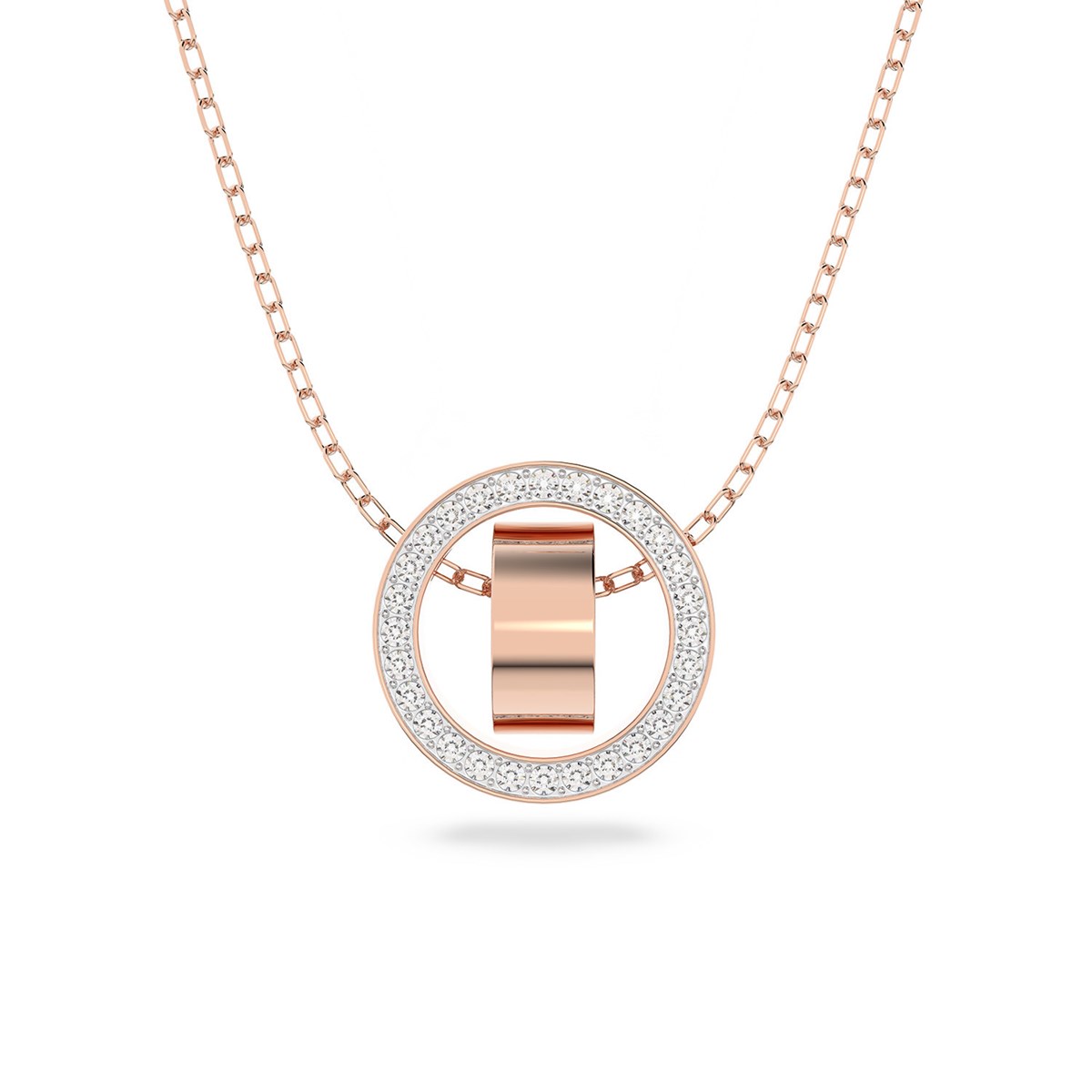 Collier Swarovski Hollow rosé