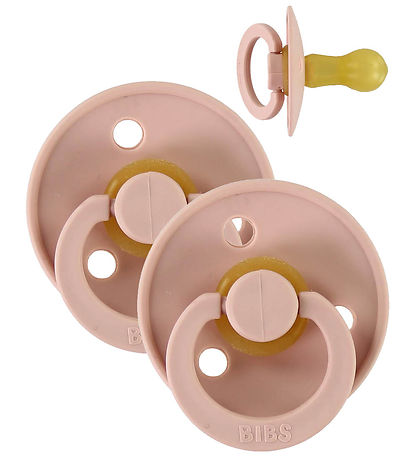 BIBS Colour Sutter - Str. 2 - 2-pak - Rund - Blåsh