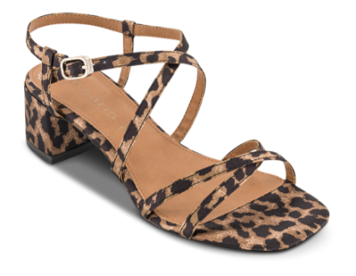 Tamaris Damesandal med hæl Leopard 1-28204-42