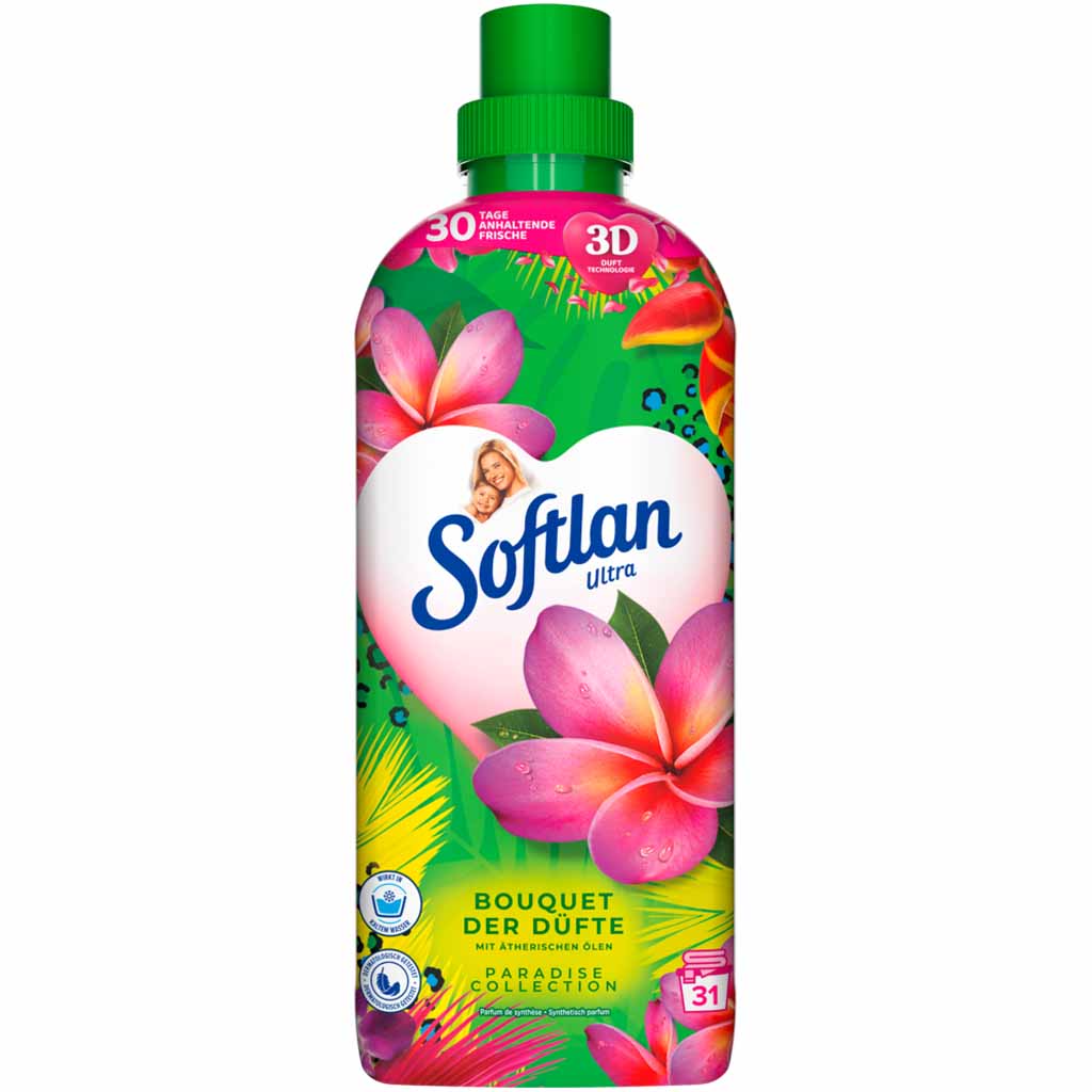 Softlan Ultra Weichspüler Bouquet der Düfte Paradise Collection 650ml