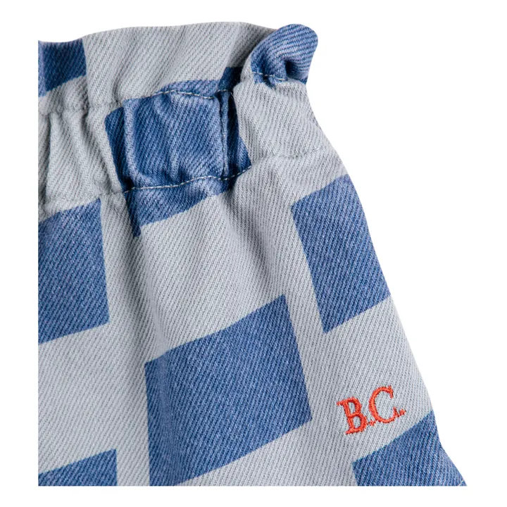 Bobo Choses Jupe Denim Coton Responsable Carreaux | Bleu jean