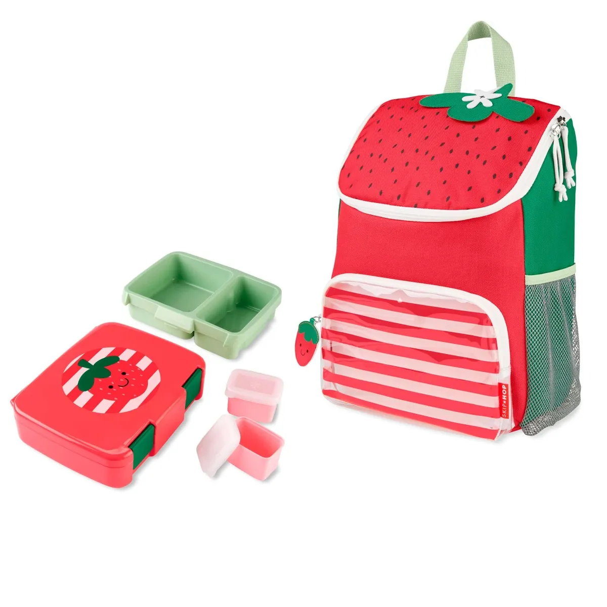 Skip Hop Sac à dos et Boite à lunch Bento - Zoo Fraise