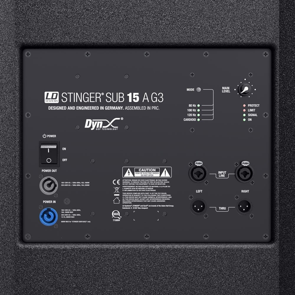 LD Systems STINGER SUB 15 A G3 actieve subwoofer