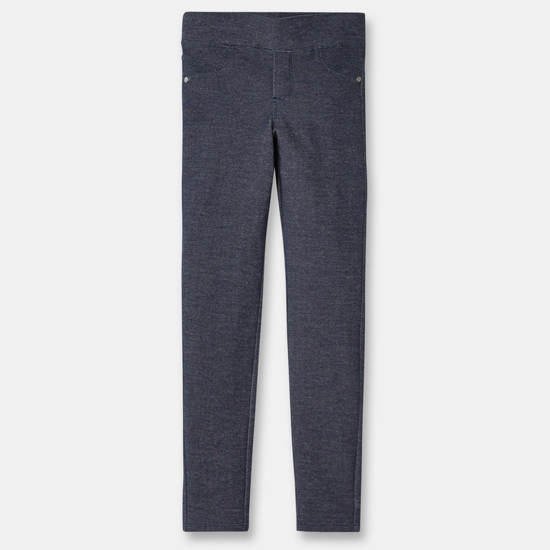 Jegging effet jean bleu fille