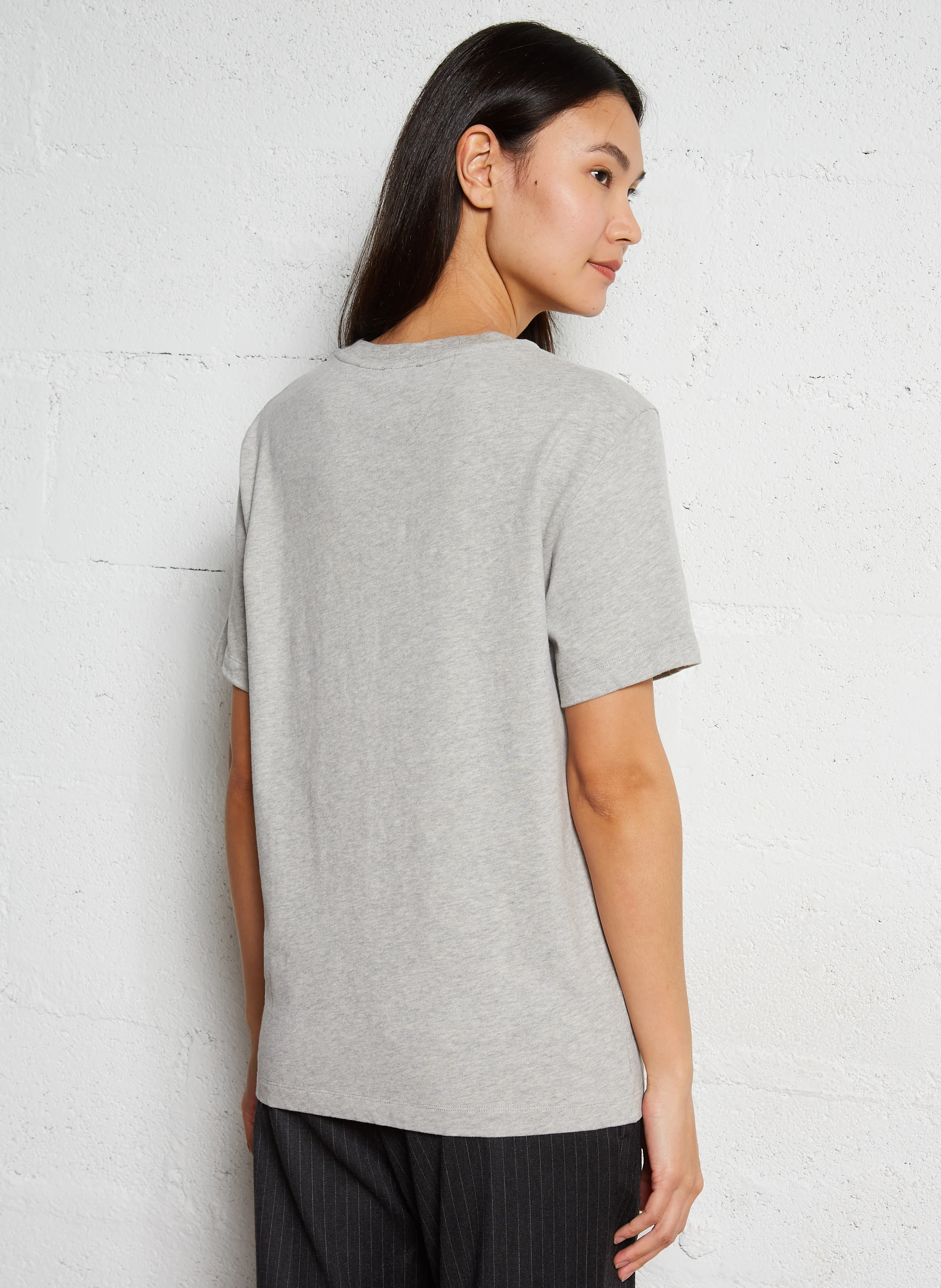 YKOBOW - Tee-shirt imprimé en coton | Gris