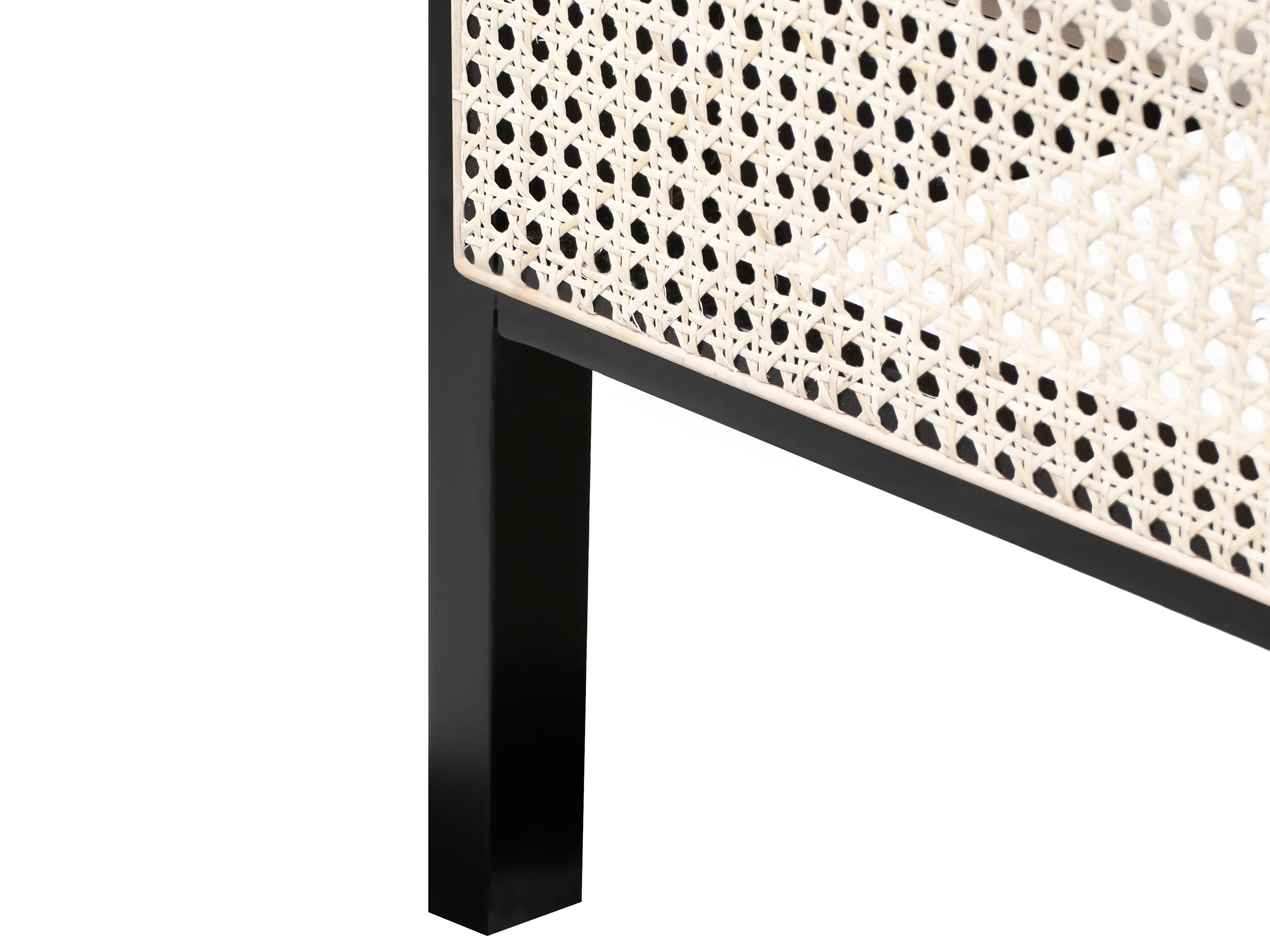 Bed Dennenhout GONFARON 180 x 200 cm Zwart