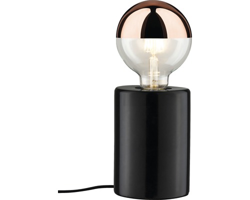 Tafellamp, 1-lichts, H 13 cm, Neordic Soa marmer/zwart