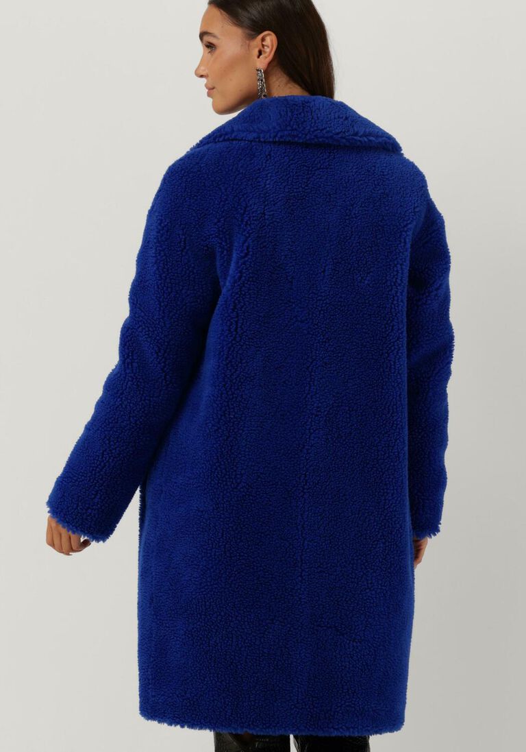 STAND STUDIO blauwe stand studio mantel camille cocoon coat 2020