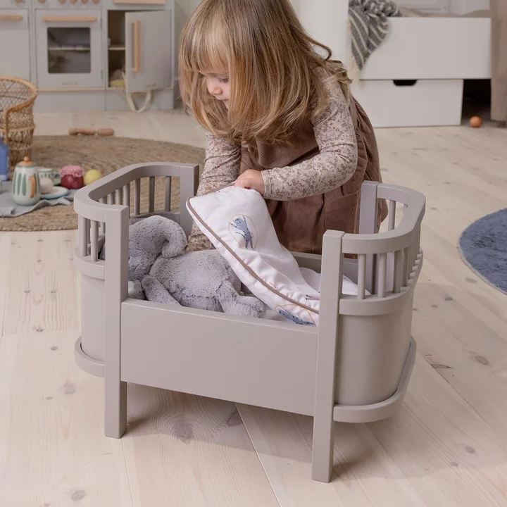 Sebra - Puppenbett, inkl. Matratze, jetty beige