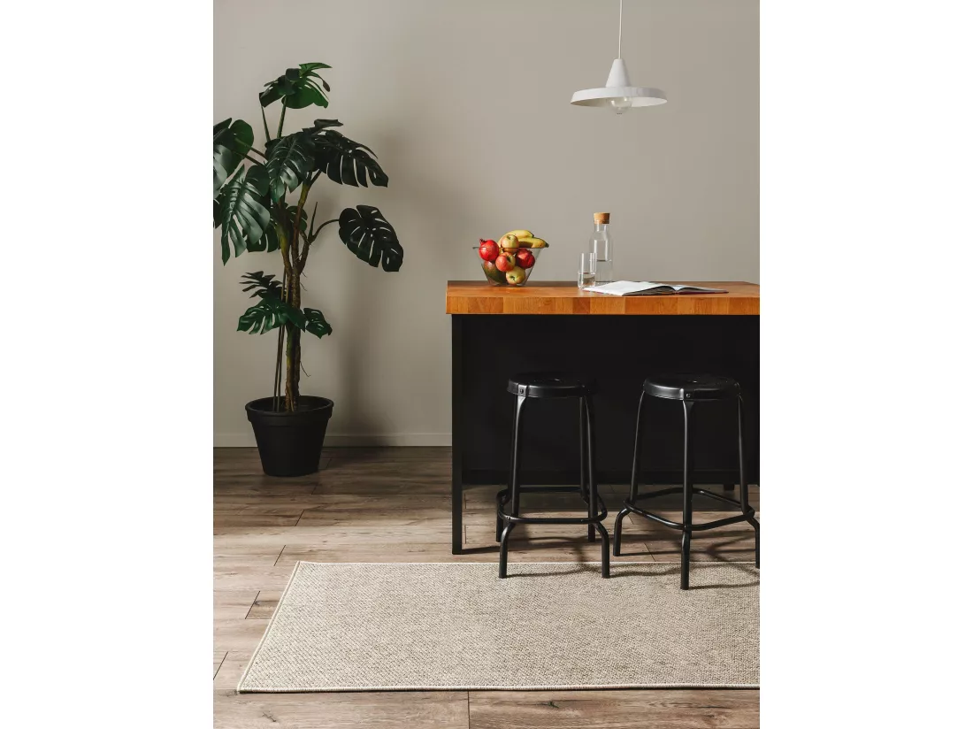 Tapis d'extérieur & intérieur Iowa Taupe 80x250 cm