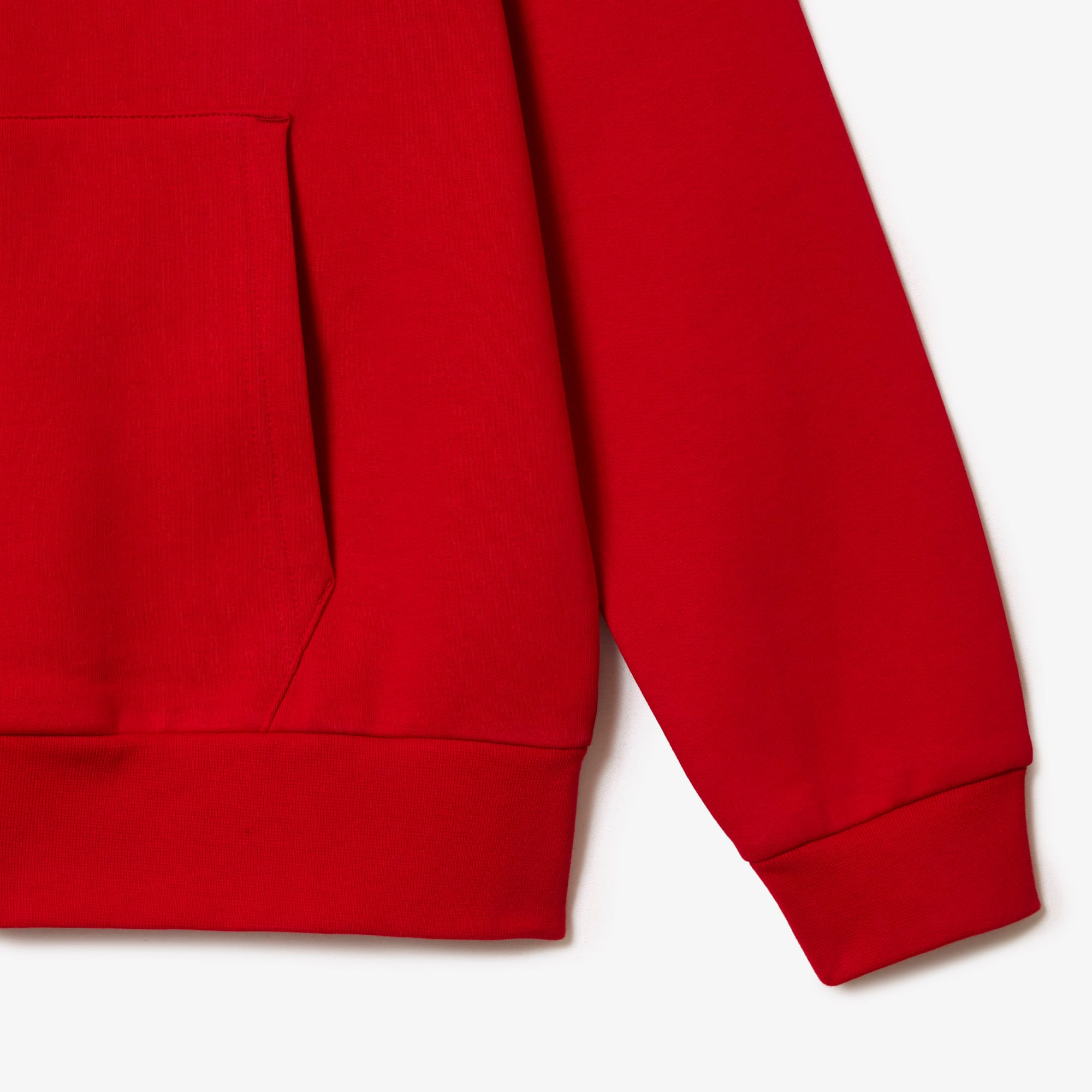 HERREN LACOSTE SWEAT-JACKE MIT KÄNGURUTASCHE AUS FLEECE Sweatshirts - Rot - Lacoste - Herren