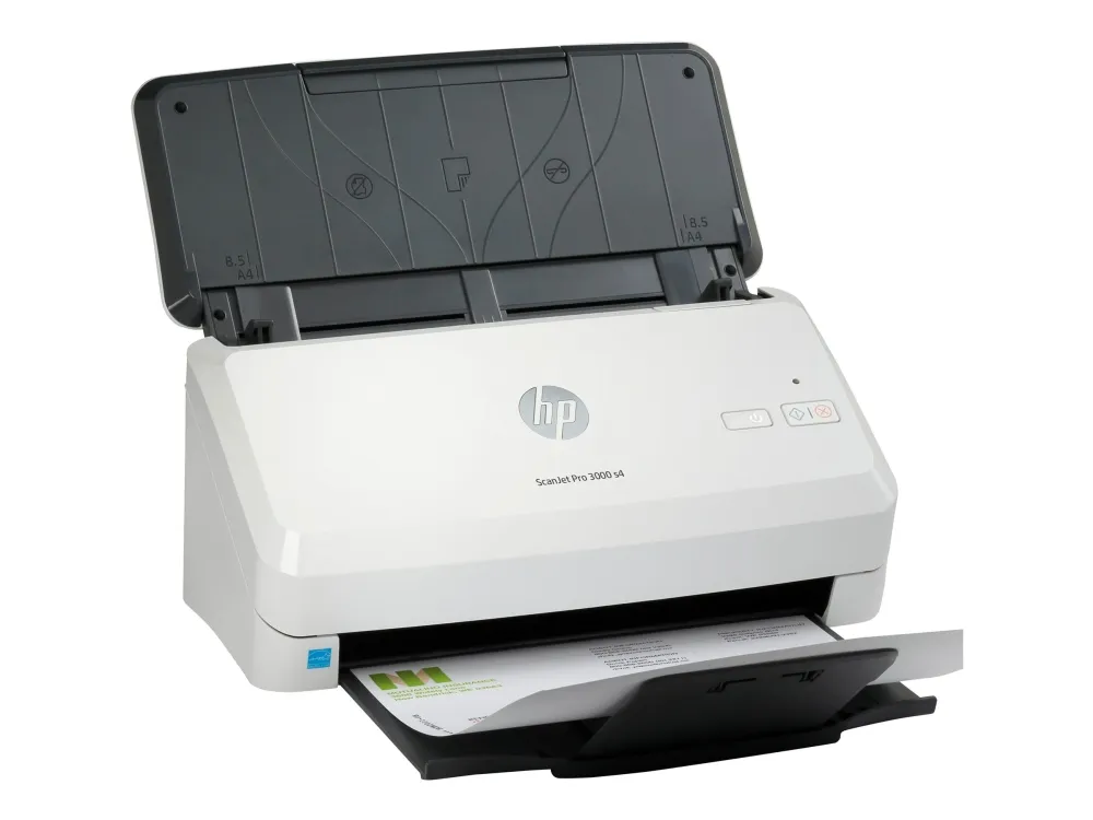 HP Scanjet Pro 3000 s4 Sheet-feed - Dokumentscanner - CMOS / CIS - Duplex - 216 x 3100 mm - 600 dpi x 600 dpi - op til 40 ppm (mono) - ADF (50 ark) - op til 4000 scanninger pr. dag - USB 3.0