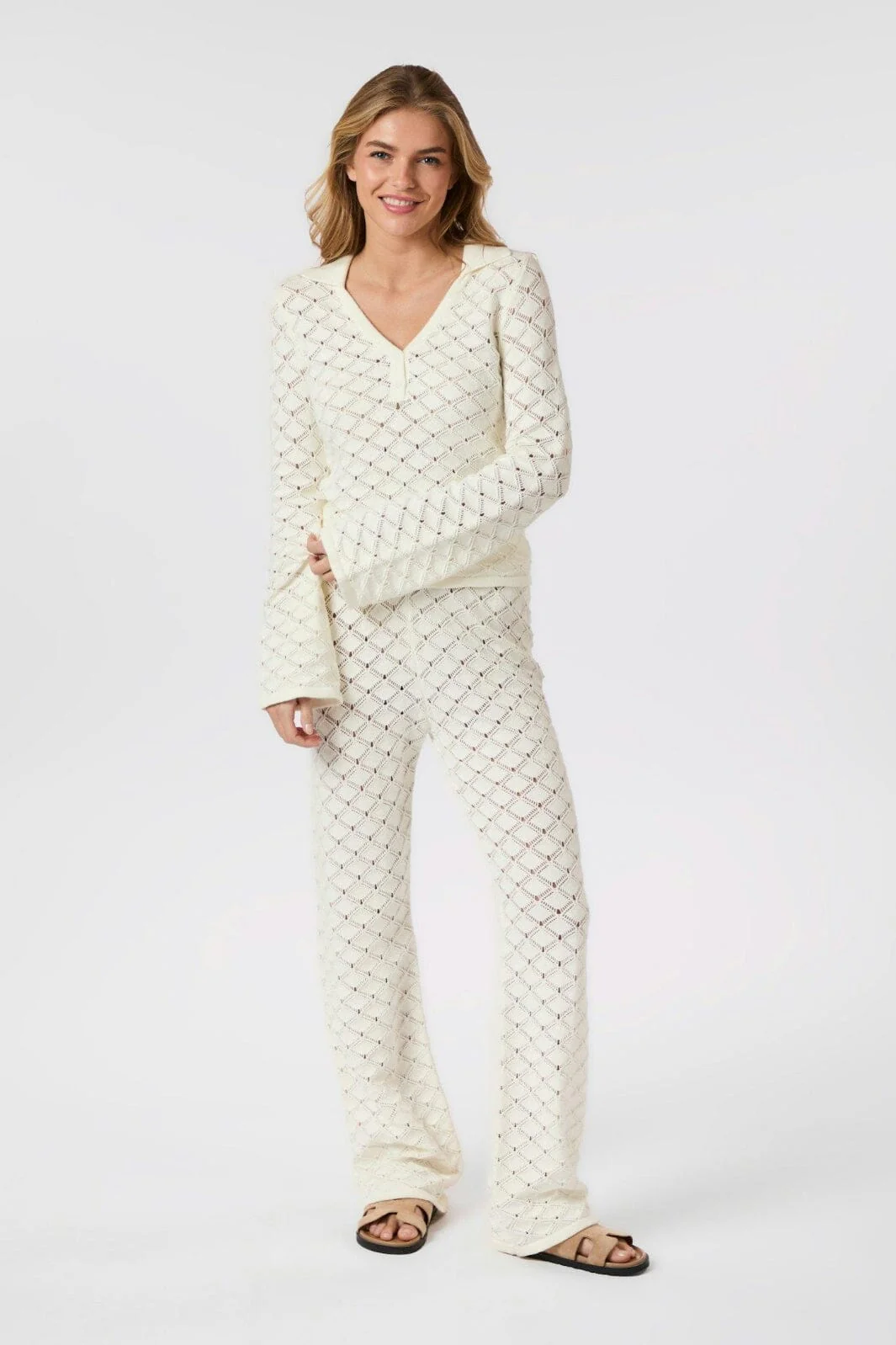 Neo Noir Rizzy Crochet Pants 165218