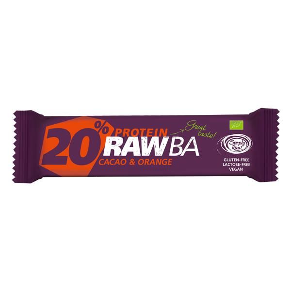 Barra De Proteína De Cacau E Laranja