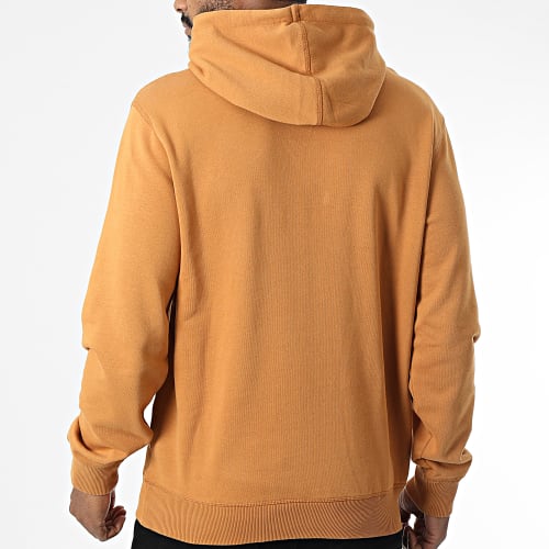Sweat Capuche Badge A6CB6 Camel