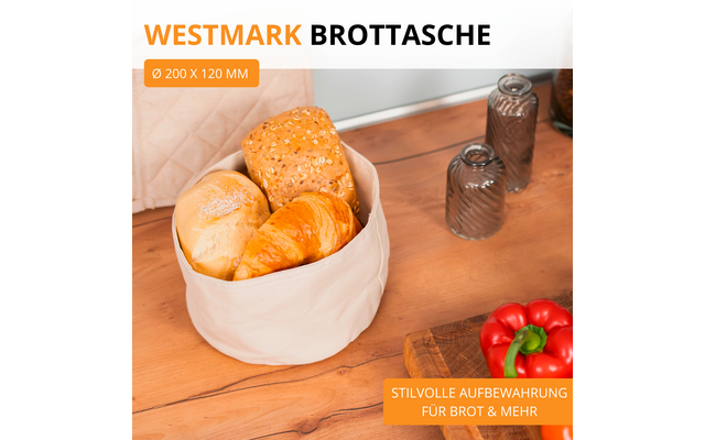 Westmark Brottasche rund 20 x 12 cm