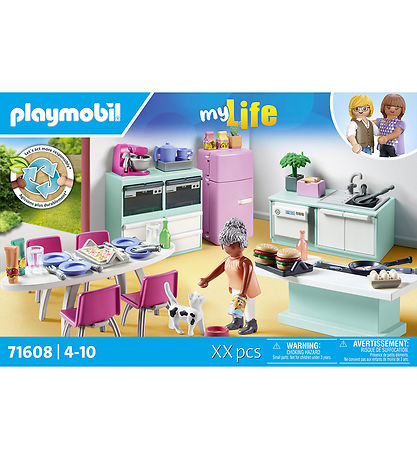 Playmobil My Life - K?kken med Spiseplads - 71608 - 105 Dele