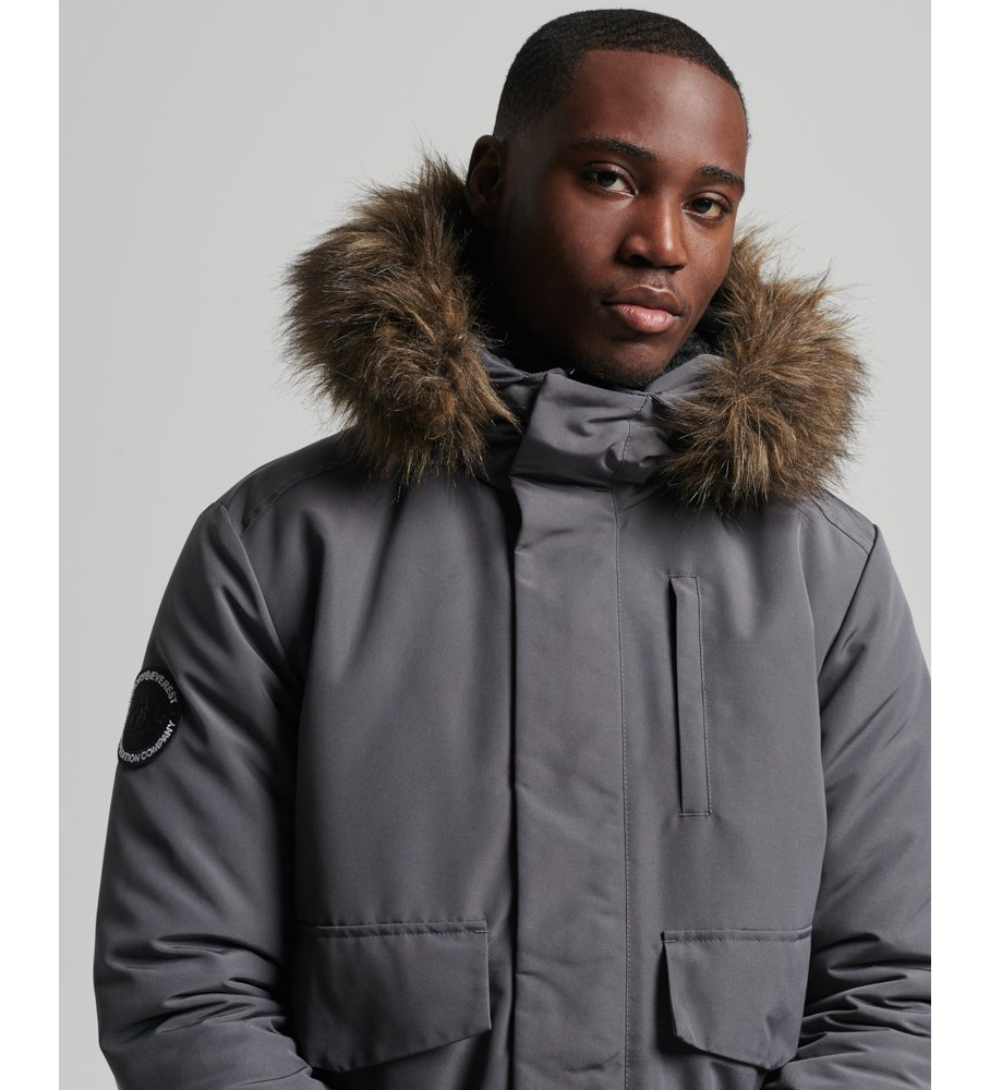 Jaqueta Bomber Everest Cinza da Superdry
