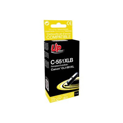 Cartouche compatible Canon CLI-551XL - noir - Uprint
