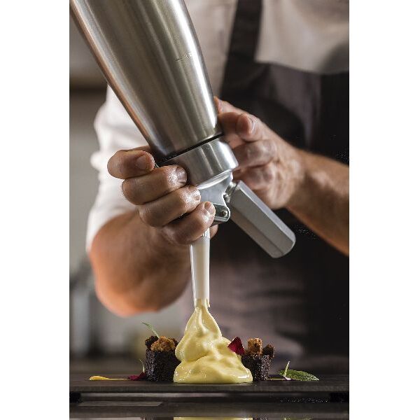 Siphon à chantilly en aluminium Lacor - 1 L