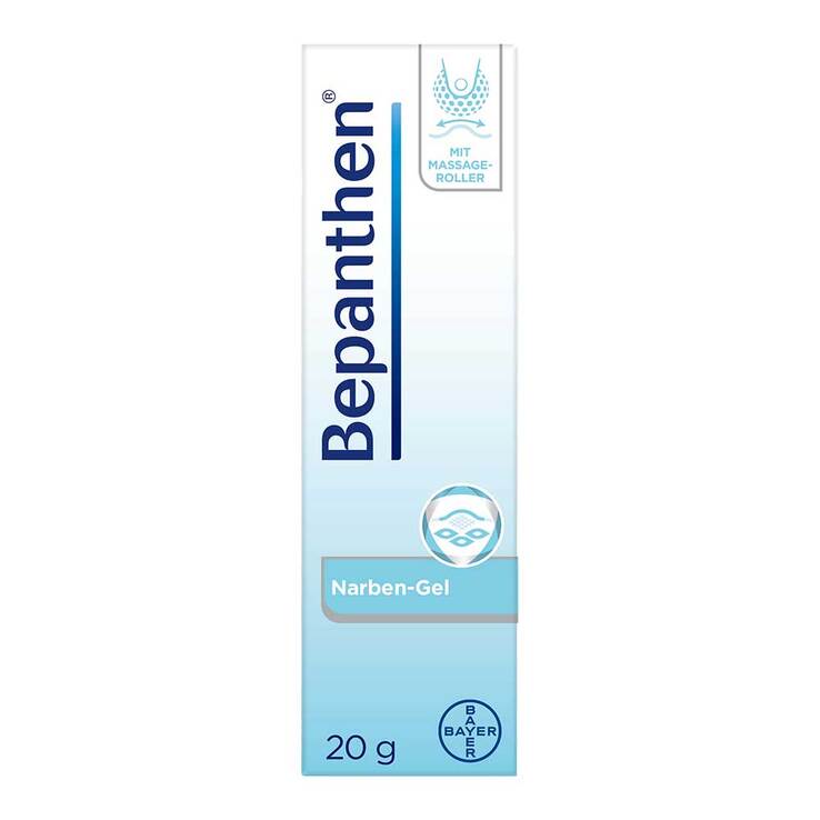 Bepanthen Narben-Gel mit Massage-Roller, 20 g