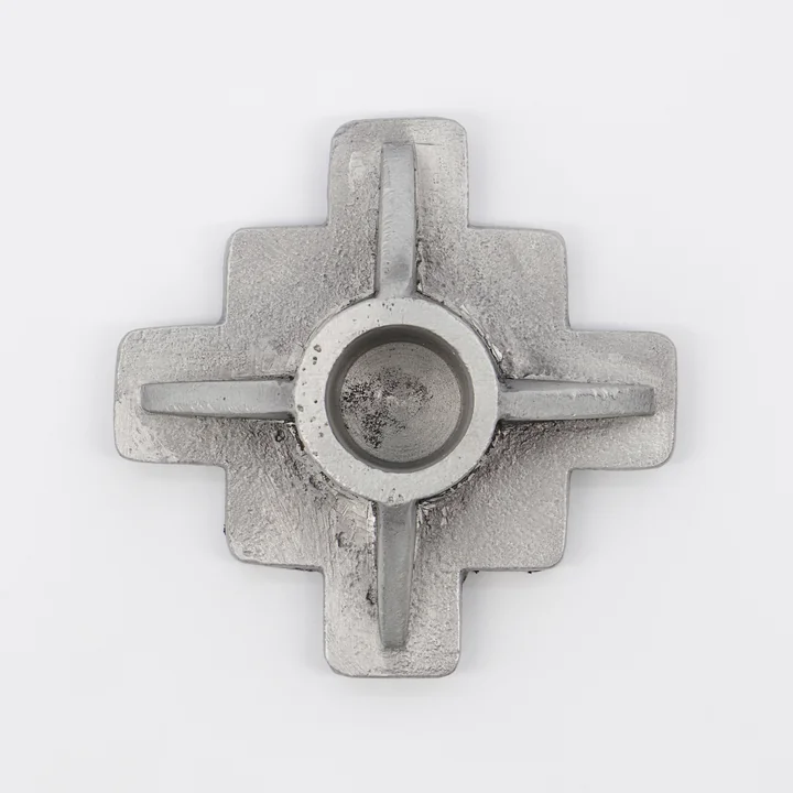 House Doctor - Castle Kerzenhalter, H 3,5 cm, antikes Messing-Finish