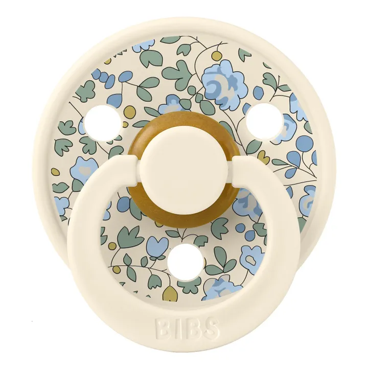 Bibs Tétines en caoutchouc naturel Bibs x Liberty - Set de 2 | Bleu ciel