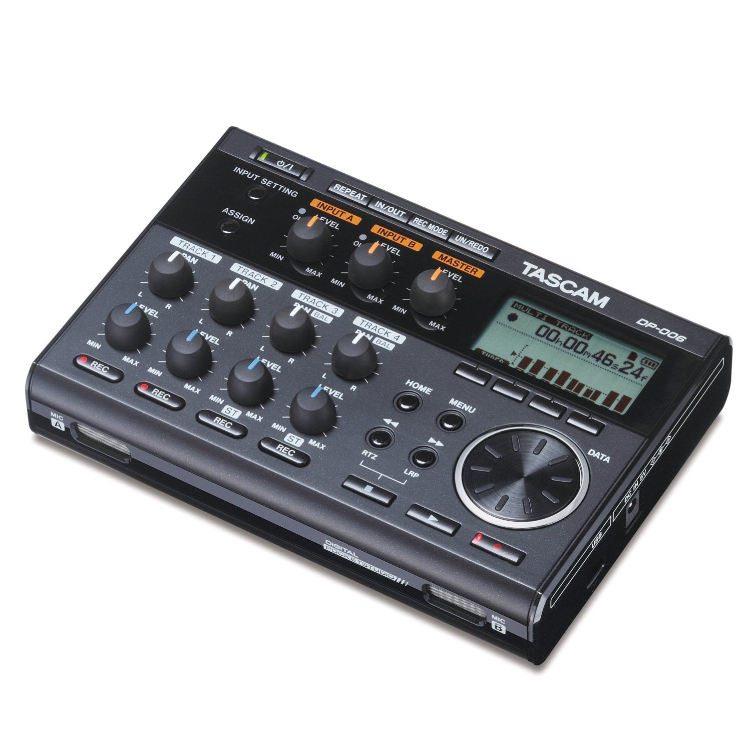 Tascam DP-006 Digital Pocketstudio 6-track multitrack-recorder