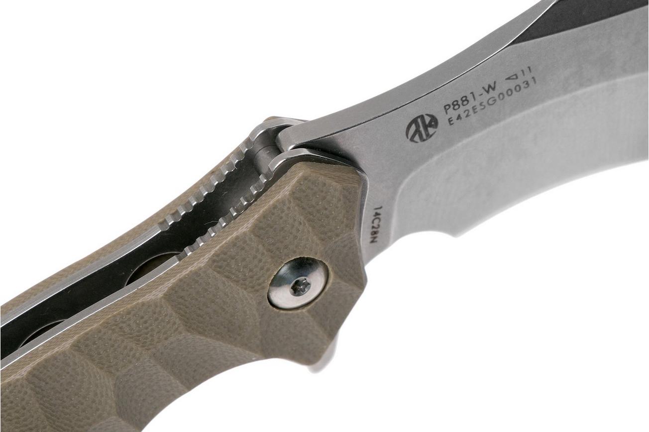 Ruike P881-W Desert Tan karambit zakmes