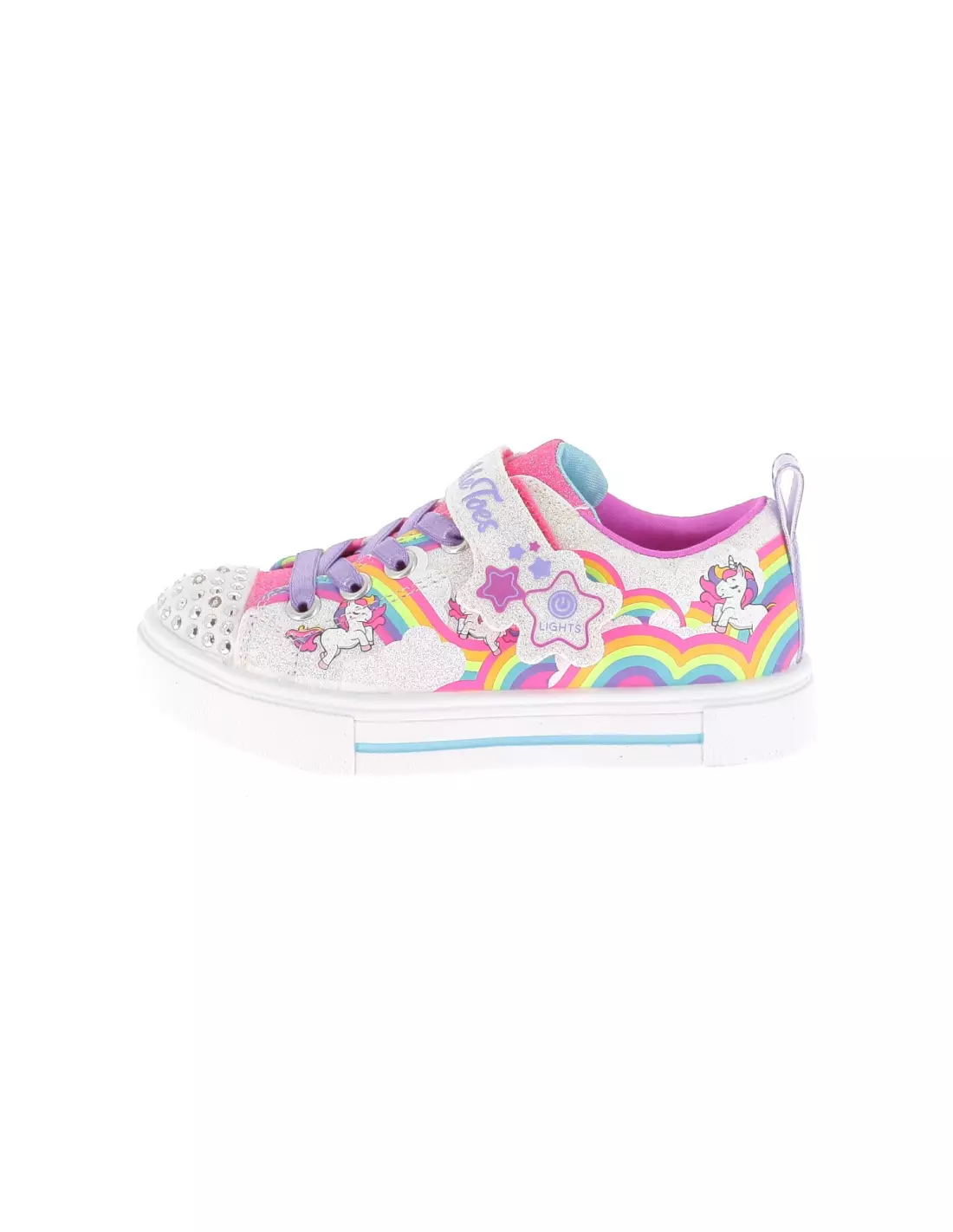 SKECHERS TWINKLE SPARKS JUMPIN - Baskets Whitemulti