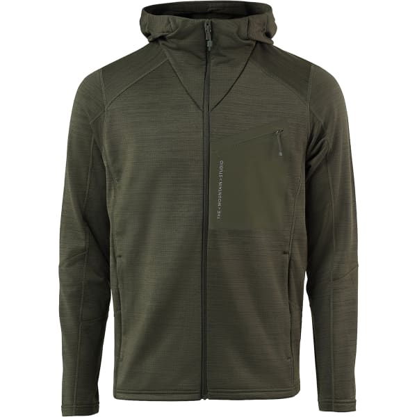 Veste polaire THE MOUNTAIN STUDIO THE TECHNO STRETCH MID HOOD FOREST GREEN