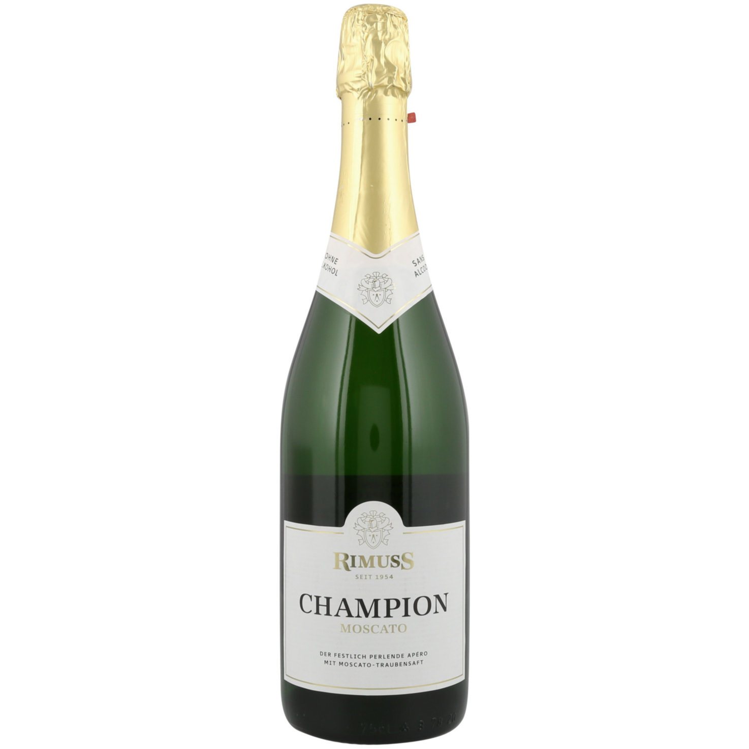 Rimuss Champion Moscato, alkoholfrei -75cl