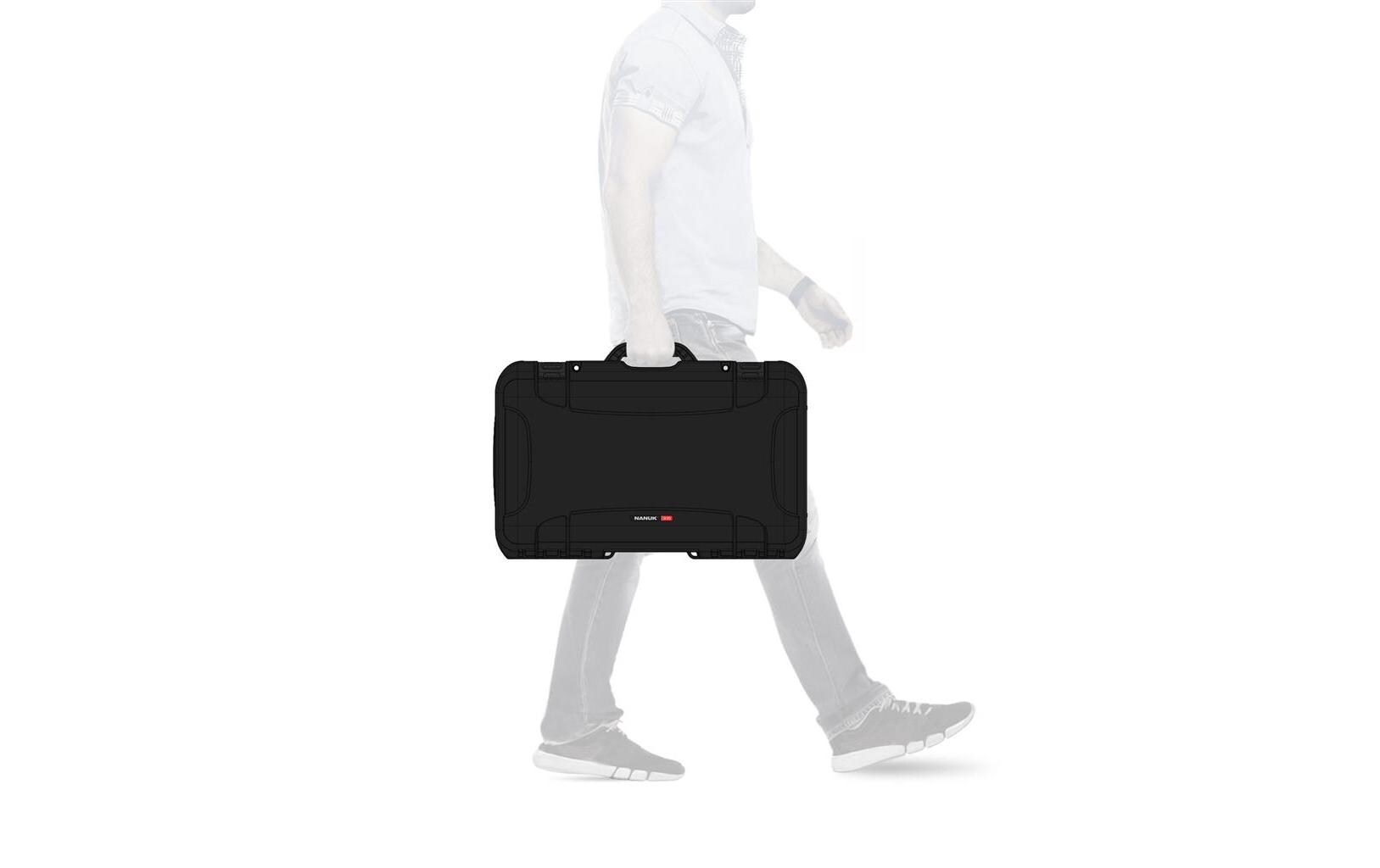 Kunststoffkoffer 935 - leer Schwarz<br>Leichter, wasserdichter und robuster Hartschalenkoffer