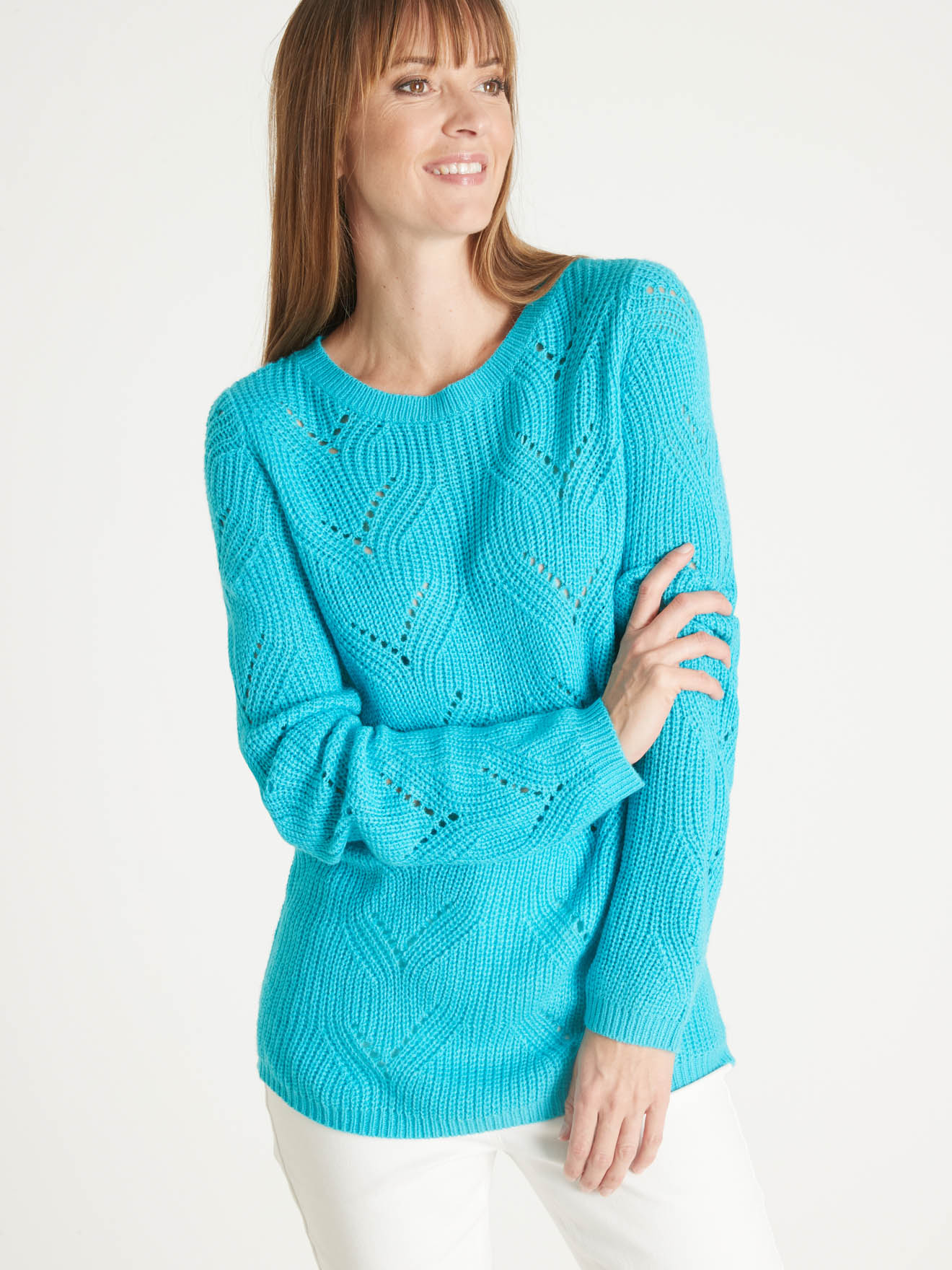 Pull en côtes perlées