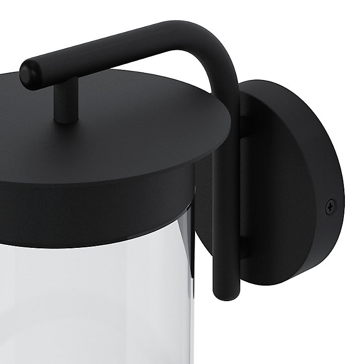 Applique murale Beret LED intégrée 800lm 11W IP44 GoodHome noir