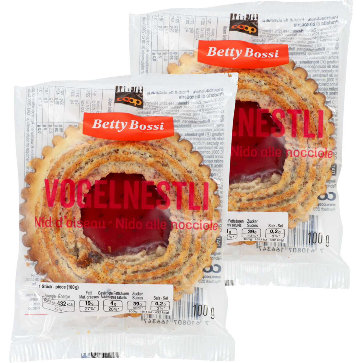 Betty Bossi Vogelnestli 2x 100g