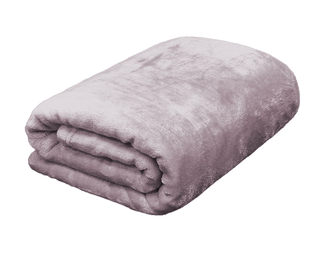 XXL-Flanelldecke 160x220 cm mauve
