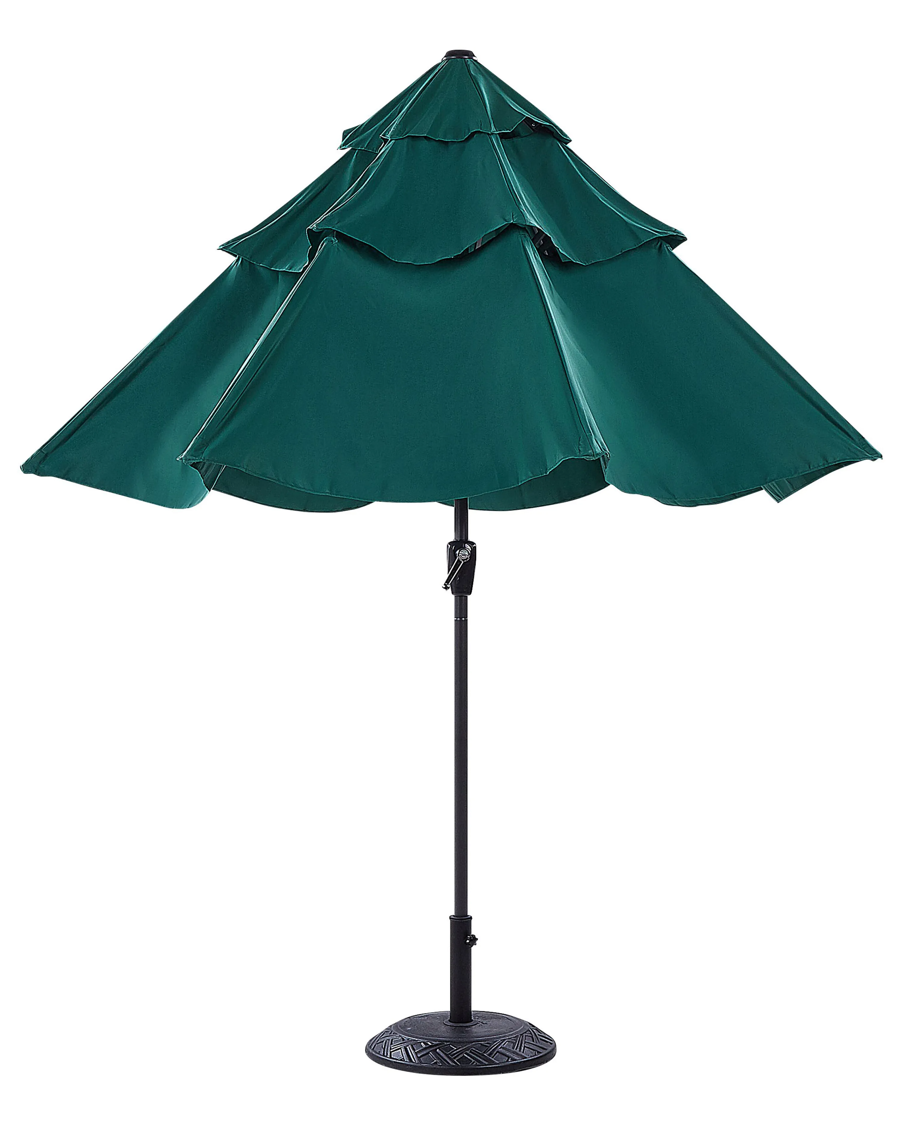 Parasol 285 cm BIBIONE Smaragdgroen