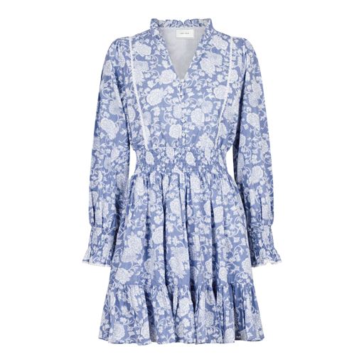Neo Noir Daffodil Belle Flower Kjole, Light Blue, 42