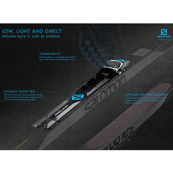 Fixation ski de fond SALOMON PROLINK RACE SKATE BLUE/BLACK