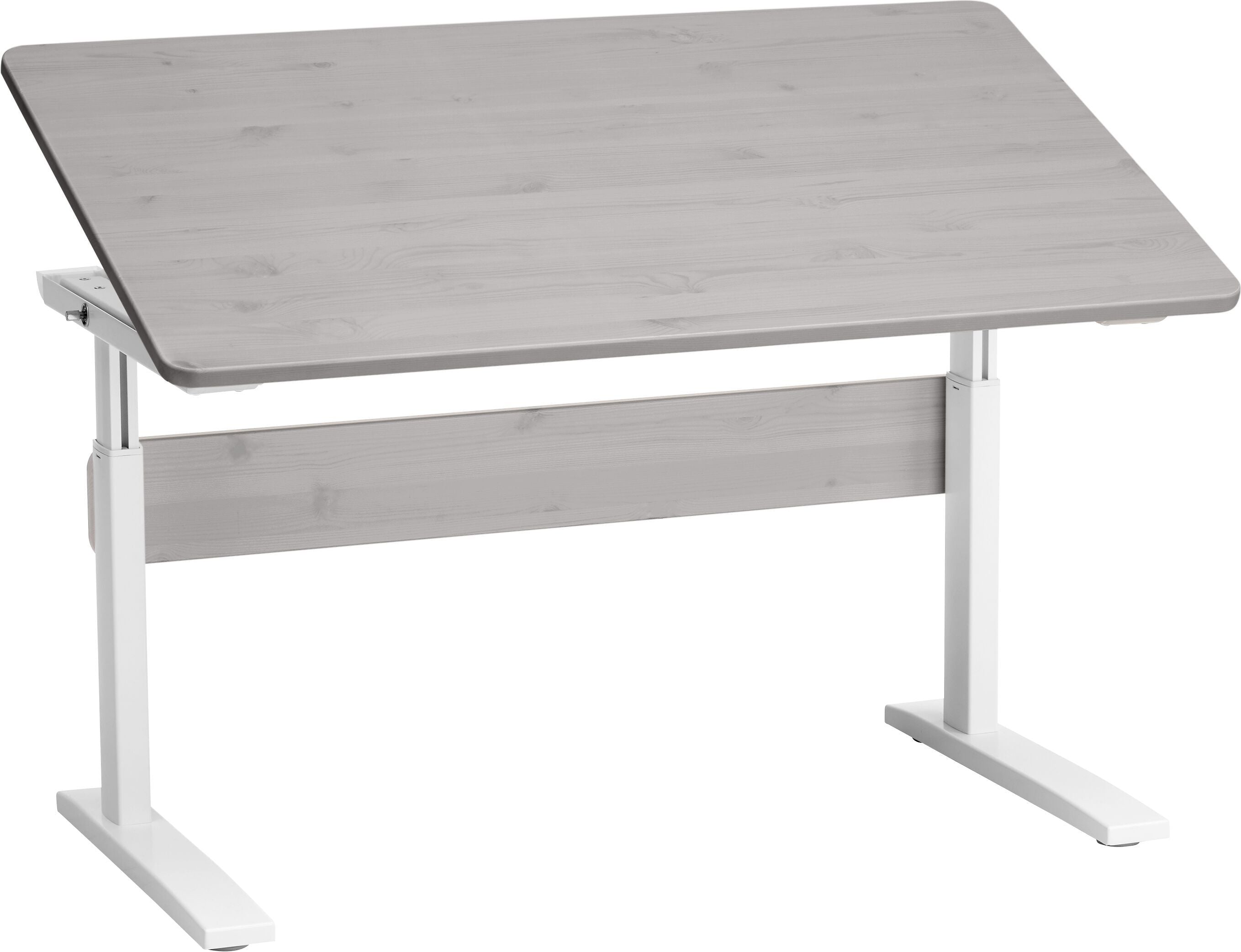Flexa CLASSIC Schreibtisch - Grau / B: 120.0 cm x T: 70.0 cm