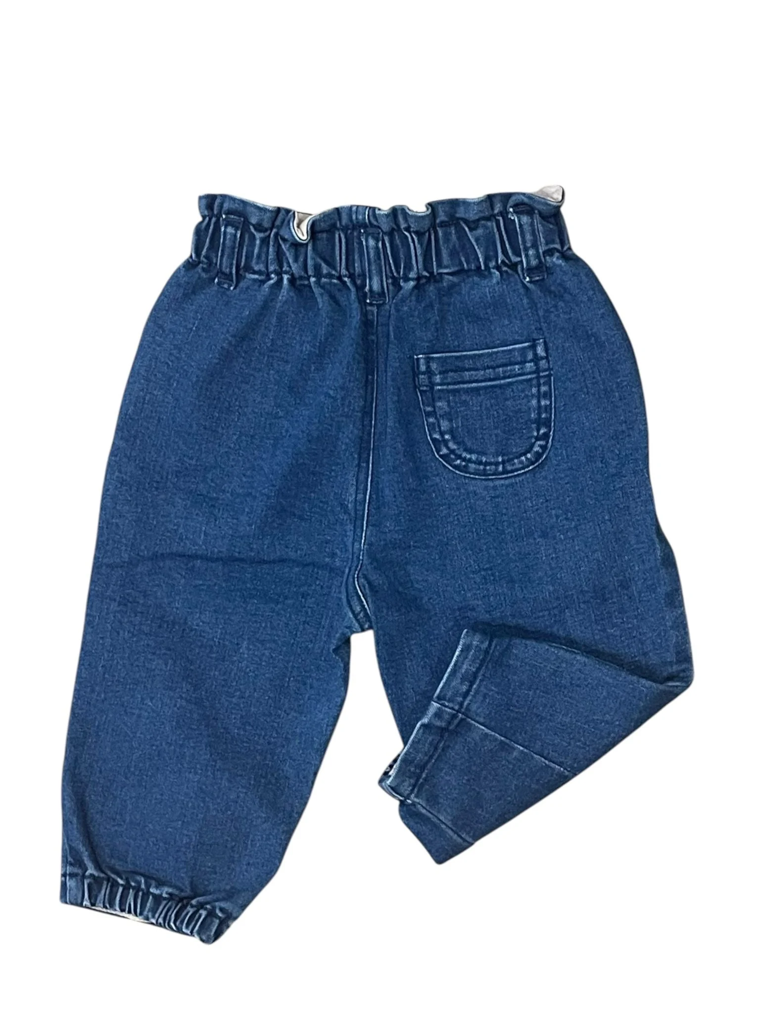 Pantalon bébé bleu - 12 mois | Bleu