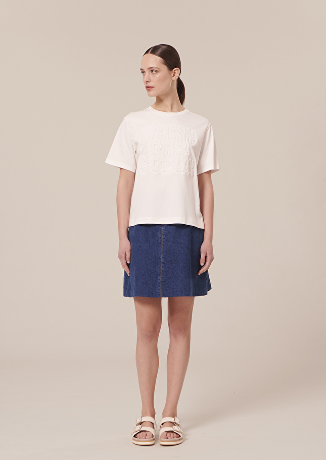 T-Shirt Trefleblanc en jersey