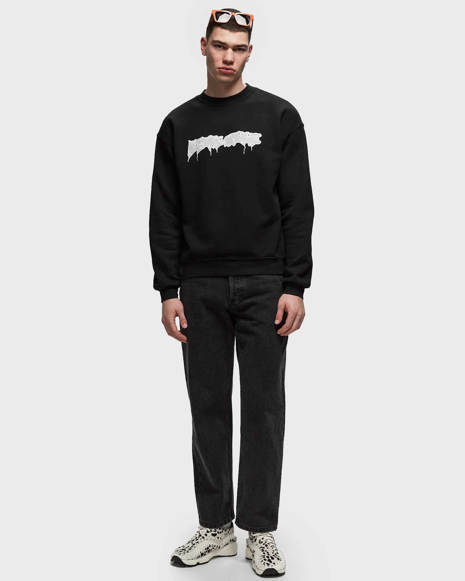 Fucking Awesome Doily Stamp Crewneck