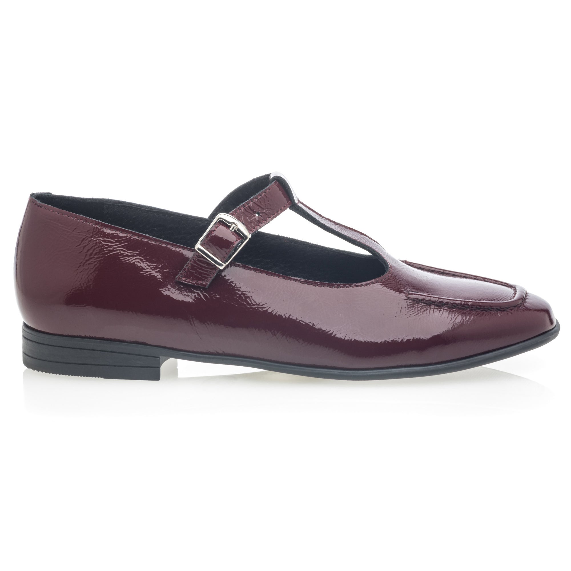 Babies Femme en cuir bordeaux
