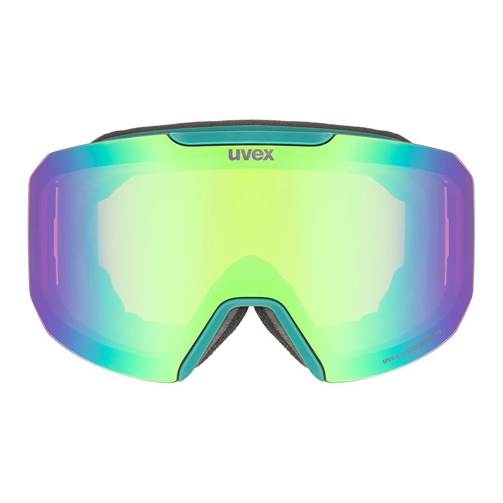 Uvex EVIDNT ATTRACT - Masque ski + écran supplémentaire green/mirror green