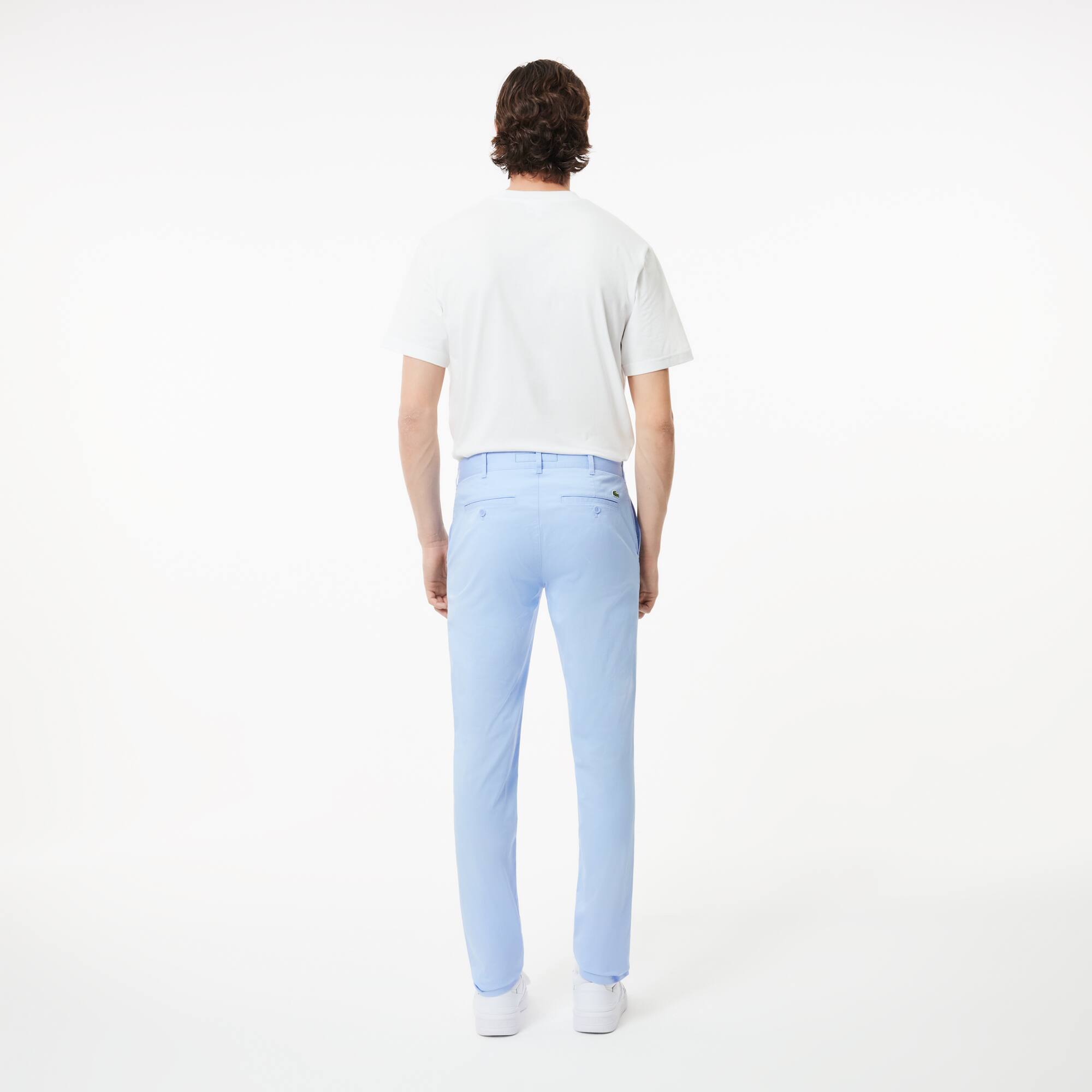 Leichte Baumwollchinos mit Stretch Hosen & Shorts - Blau - Lacoste - Herren